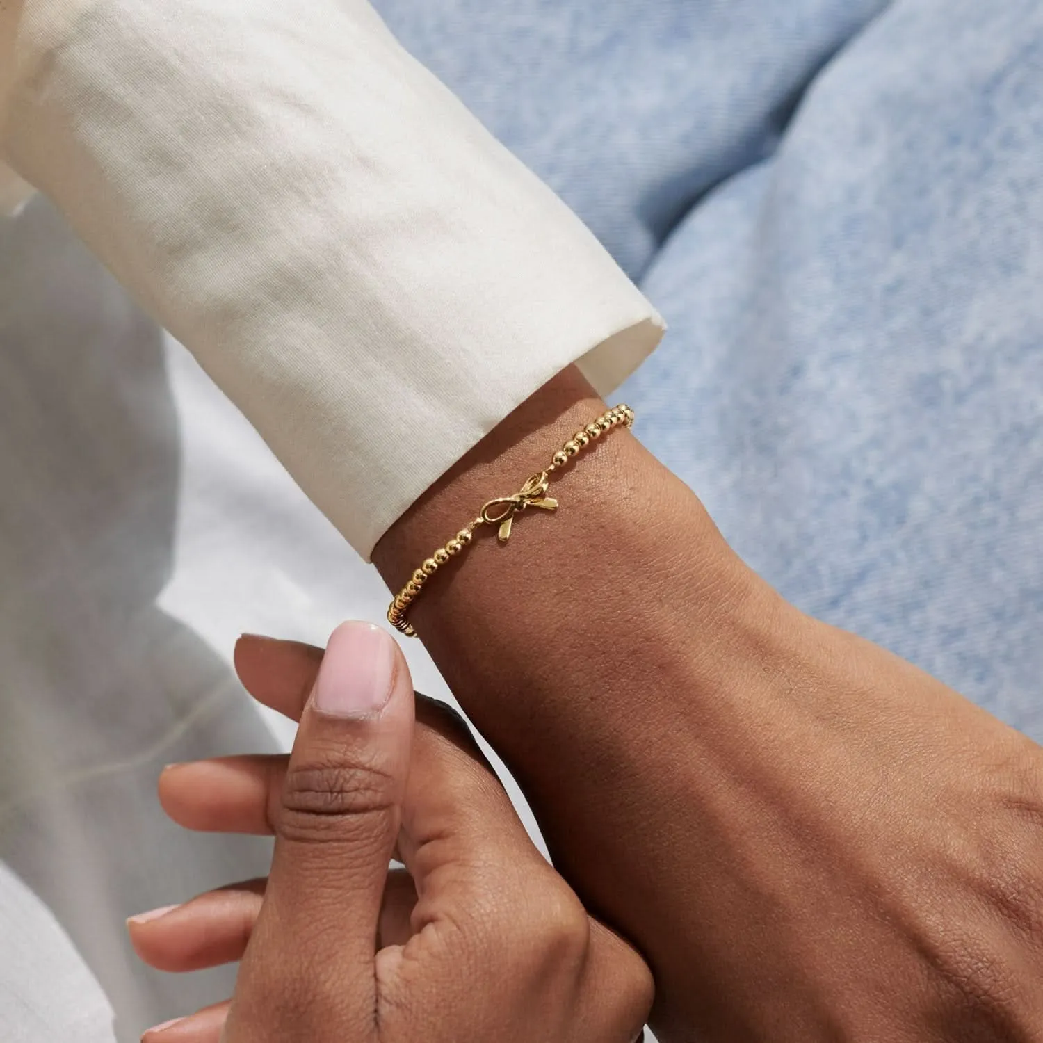 A Little Thank You Gold Plated Bracelet 8223 Joma Jewellery
