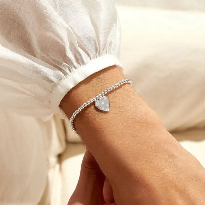 A Little thank You Midwife Silver Plated 17.5cm Stretch Bracelet 7004 Joma Jewellery