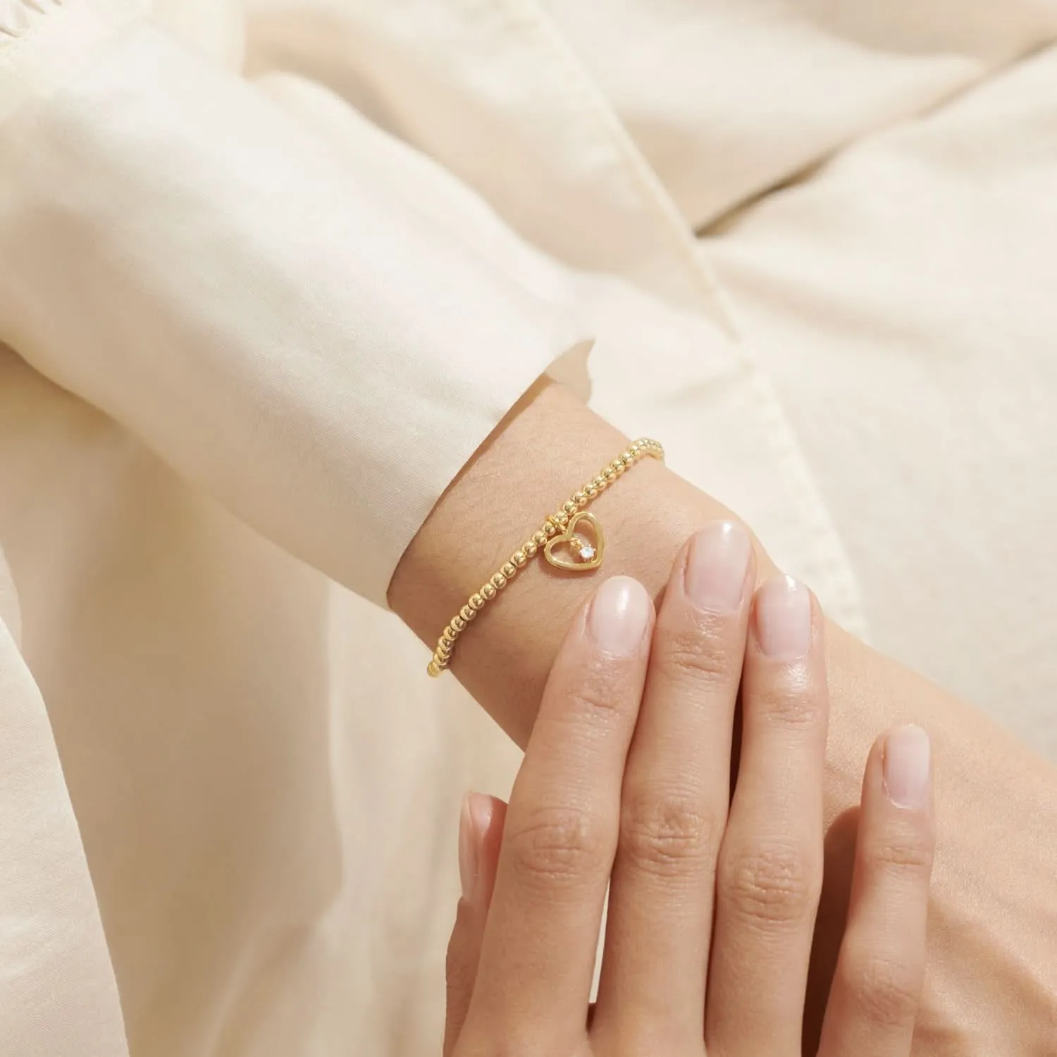A Little True Friend Gold Plated Bracelet 8214 Joma Jewellery