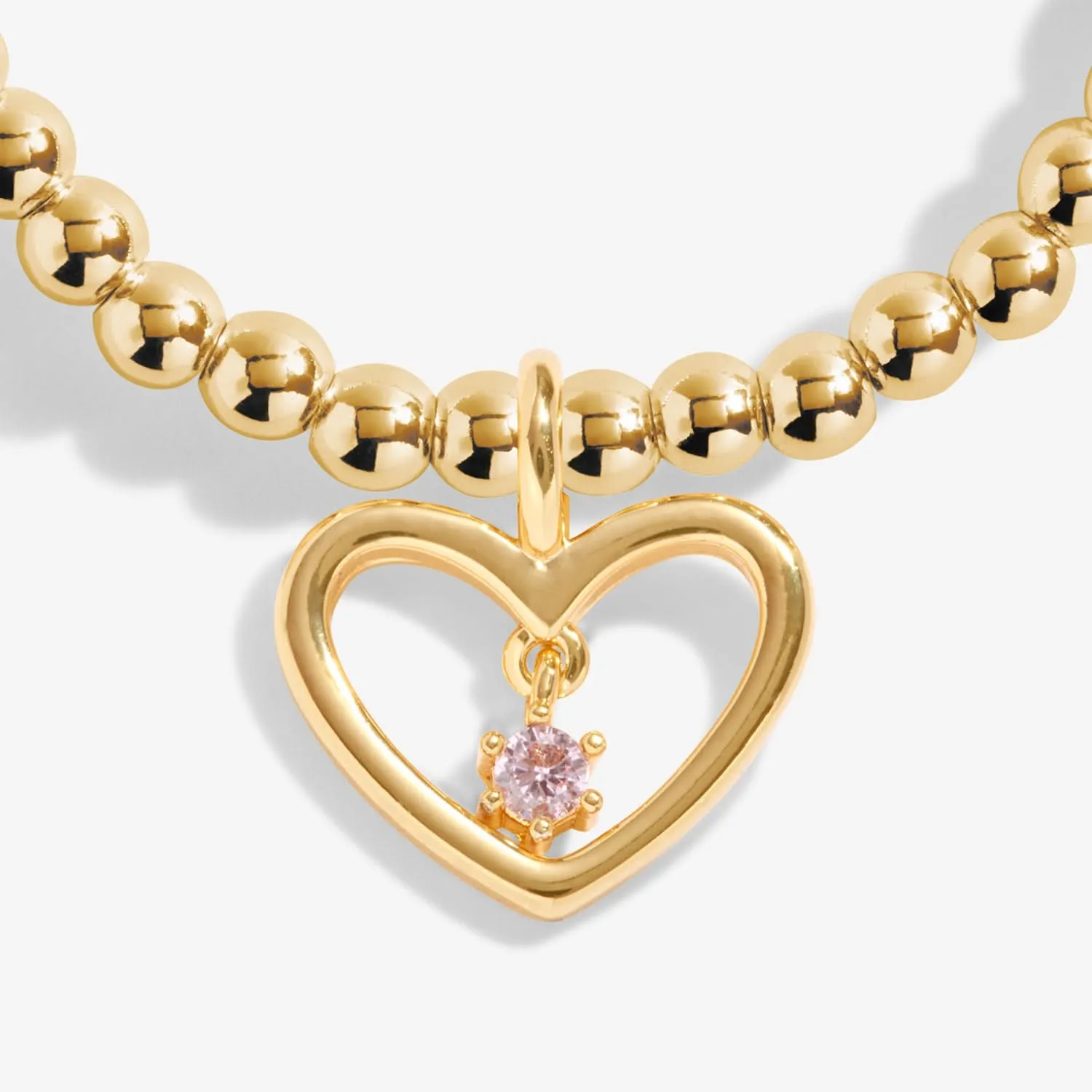 A Little True Friend Gold Plated Bracelet 8214 Joma Jewellery