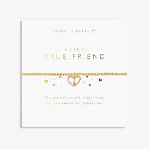 A Little True Friend Gold Plated Bracelet 8214 Joma Jewellery