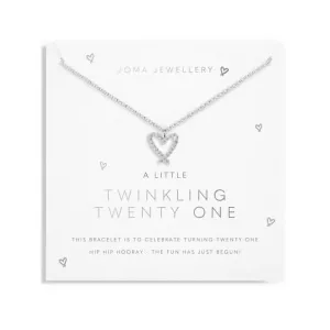 A Little 'Twinking Twenty One' Necklace 5710 Joma Jewellery