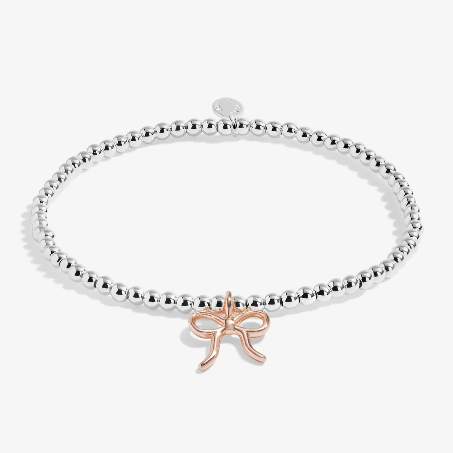 A Little You Are All things Lovely Silver & Rose Gold Plated Bracelet 8160 Joma Jewellery