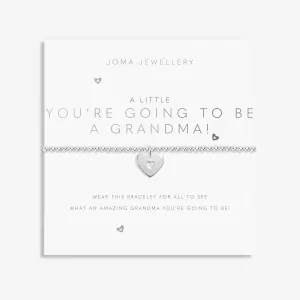 A Little You're Going To Be A Grandma! Silver Plated Bracelet 8167 Joma Jewellery