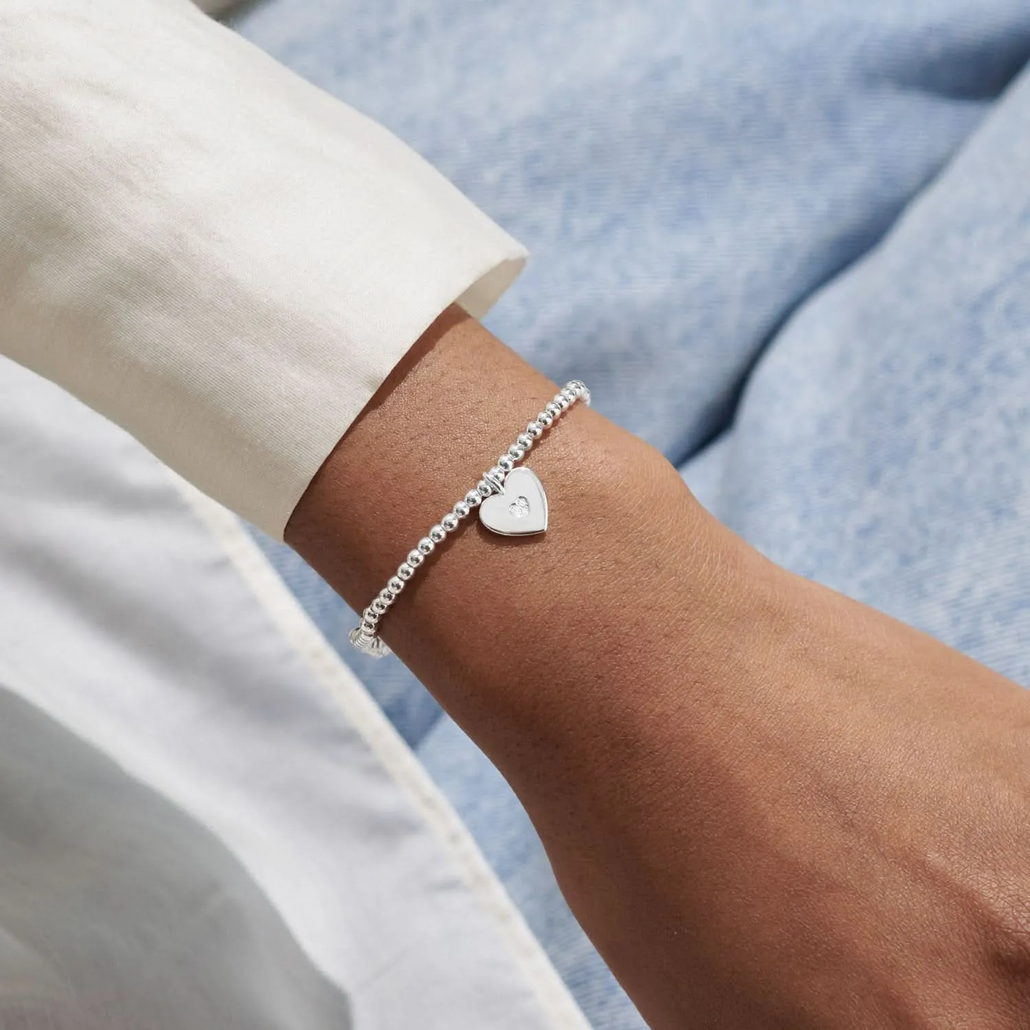 A Little You're Going To Be A Grandma! Silver Plated Bracelet 8167 Joma Jewellery