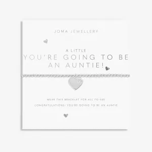 A Little You're Going To Be An Auntie! Silver Plated Bracelet 8168 Joma Jewellery