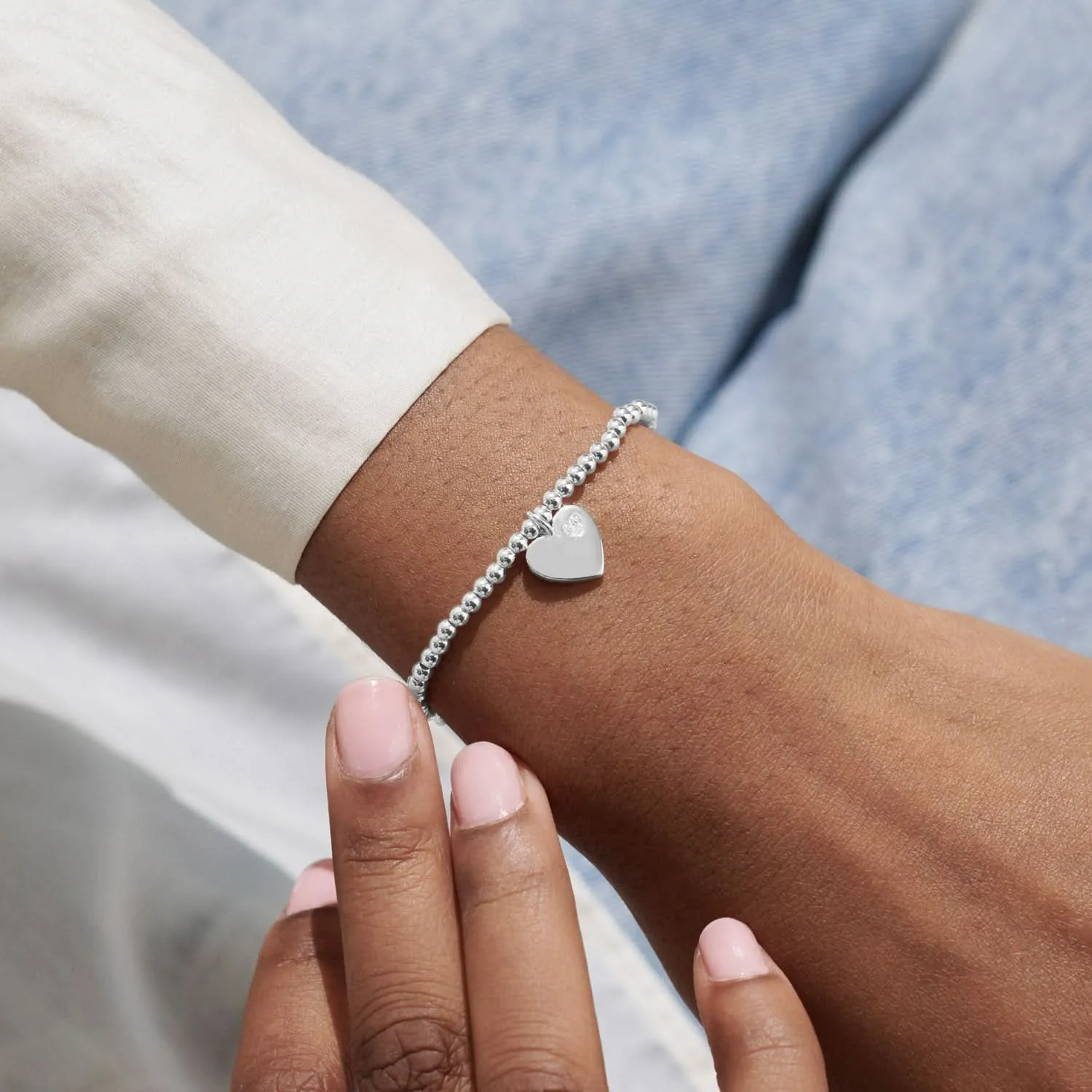A Little You're Going To Be An Auntie! Silver Plated Bracelet 8168 Joma Jewellery