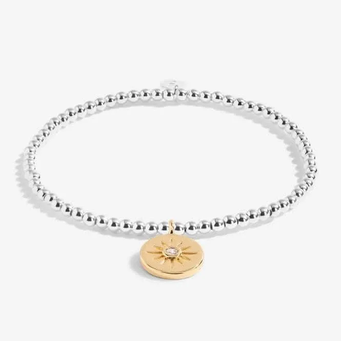 A Little You're The Best Silver 17.5cm Stretch Bracelet 5216 Joma Jewellery