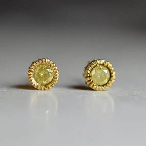 Adamantem Yellow Diamond Studs