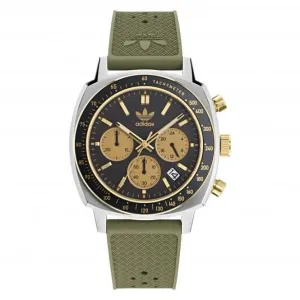 Adidas Unisex Master Originals One Chrono Green Watch AOFH23504