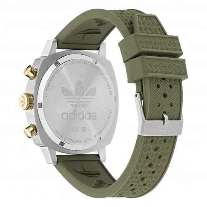 Adidas Unisex Master Originals One Chrono Green Watch AOFH23504