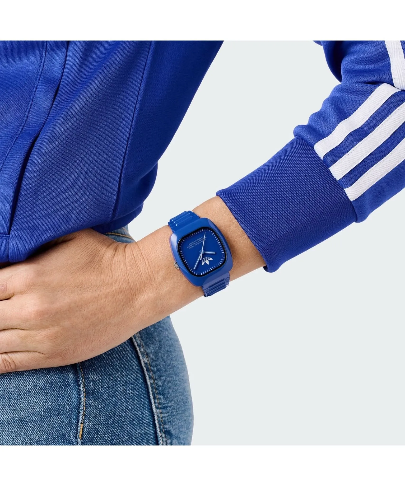 Adidas Unisex Retro Wave Two Blue Watch AOSY24530