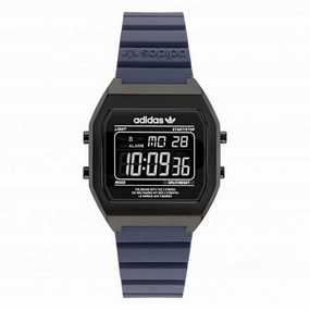Adidas Originals DIGITAL TWO Stainless Steel Gunmetal Watch AOST22077