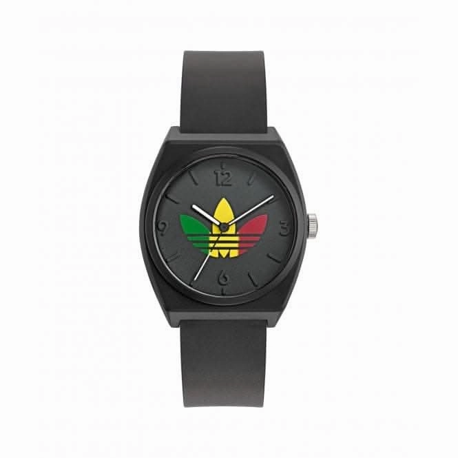 Adidas Project Two GRFX Resin Black Unisex Watch AOST24071