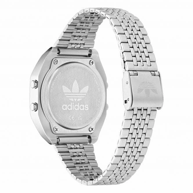 Adidas Unisex Digital Two Stainless Steel Watch AOST23556
