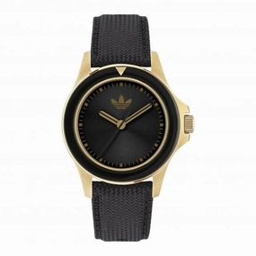Adidas Unisex Expression One Gold-Tone Watch AOFH23015