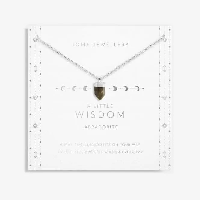 Affirmation Crystal A Little 'Wisdom' Necklace 5680 Joma Jewellery
