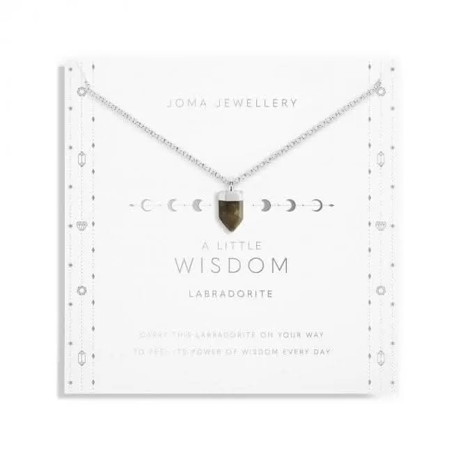 Affirmation Crystal A Little 'Wisdom' Necklace 5680 Joma Jewellery