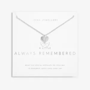 Always Remembered Silver 46cm   5cm Necklace 6111 Joma Jewellery