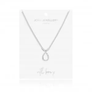 Arabella Hammered Teardrop Long Wrap Necklace  4878 Joma Jewellery