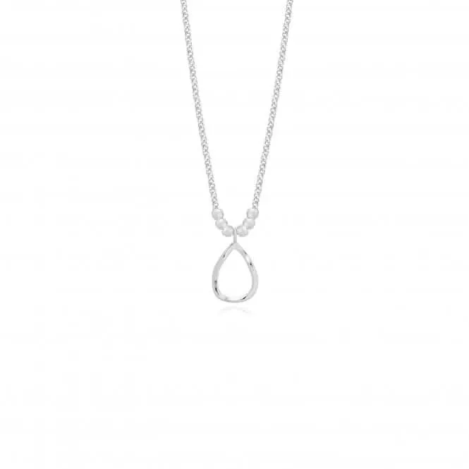 Arabella Hammered Teardrop Long Wrap Necklace  4878 Joma Jewellery