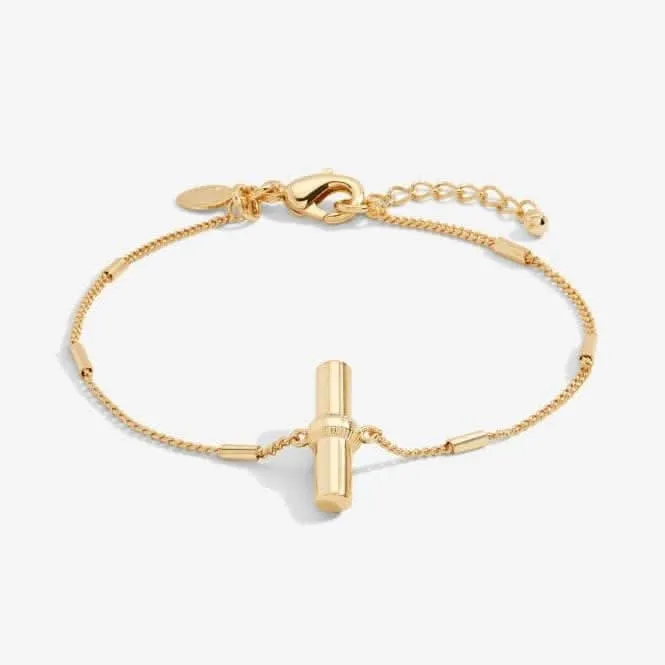 Aura Gold Bar Gold 18cm   3cm Extender Bracelet 6294 Joma Jewellery