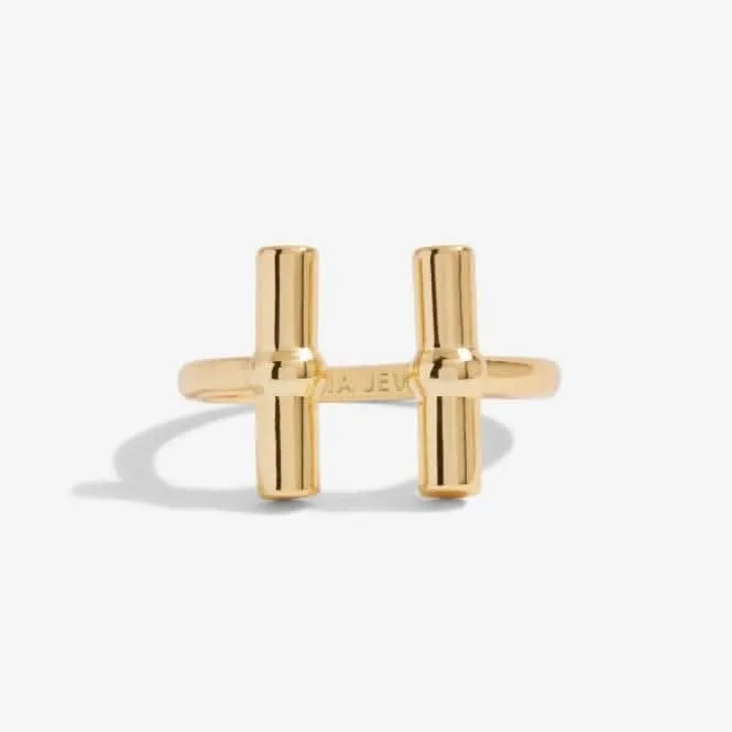Aura Gold Bar Gold Ring 6302 Joma Jewellery