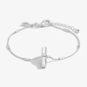 Aura Silver Bar Silver 18cm   3cm Extender Bracelet 6295 Joma Jewellery