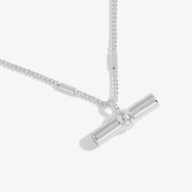 Aura Silver Bar Silver 46cm   5cm Extender Necklace 6291 Joma Jewellery