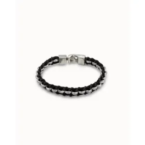 Authentic Silver Leather Bracelet Unode50 Jewelry And Accessories