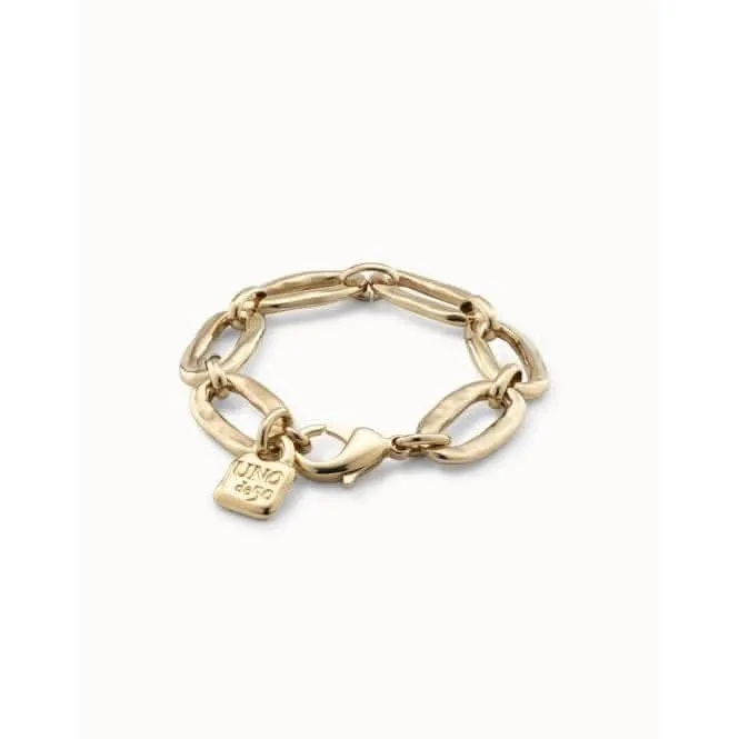Awesome Golden Metal Bracelet Unode50 Jewelry And Accessories