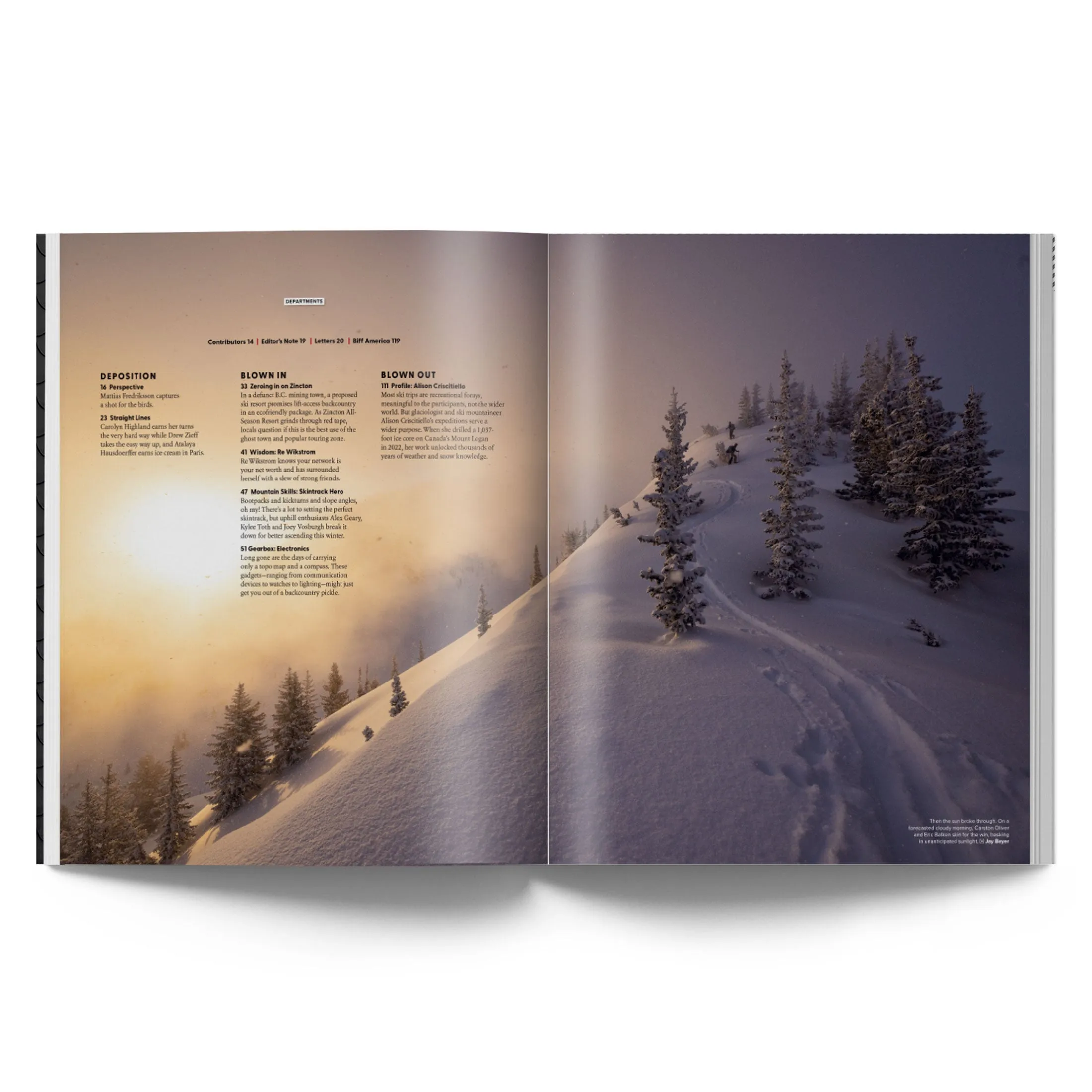 Backcountry Perfect Backcountry Magazine 155 | The 2024 Photo Annual