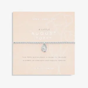Birthflower A Little 'August' Bracelet Joma Jewellery
