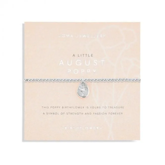 Birthflower A Little 'August' Bracelet Joma Jewellery