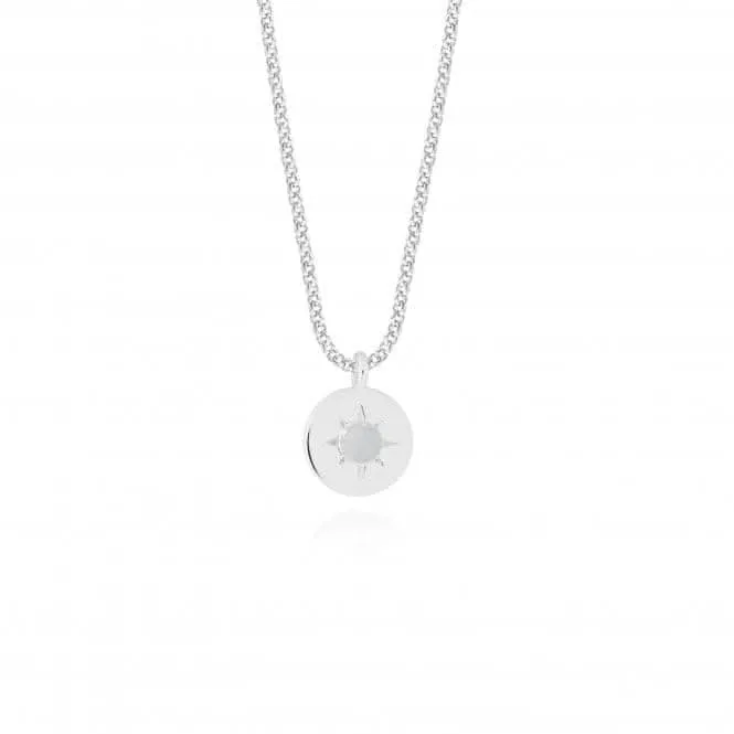 Birthstone a little April Rock Crystal Necklace 4657 Joma Jewellery