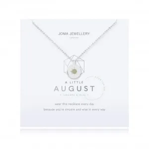 Birthstone a little August Aventurine Necklace 4661 Joma Jewellery