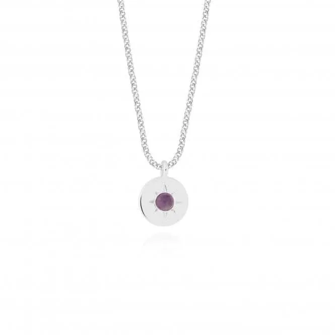 Birthstone a little February Amethyst Necklace 4655 Joma Jewellery
