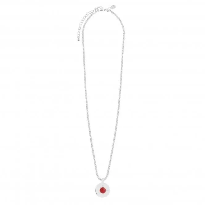 Birthstone a little January Garnet Necklace 4654 Joma Jewellery