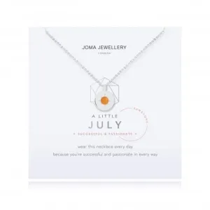 Birthstone a little July Sunstone Necklace 4660 Joma Jewellery