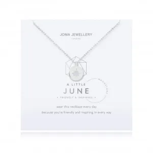 Birthstone a little June Moonstone Necklace 4659 Joma Jewellery