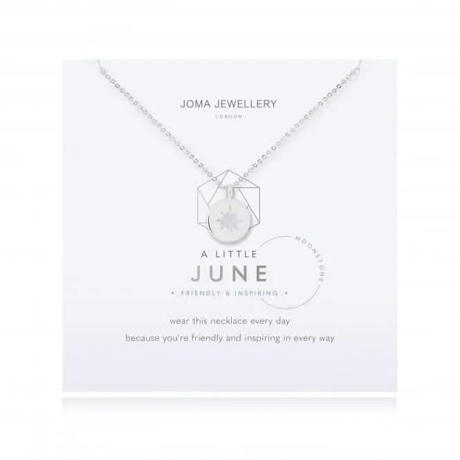 Birthstone a little June Moonstone Necklace 4659 Joma Jewellery
