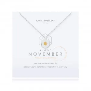 Birthstone a little November Yellow Quartz Necklace 4664 Joma Jewellery
