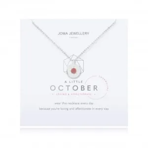 Birthstone a little October Tourmaline Necklace 4663 Joma Jewellery