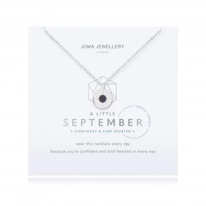 Birthstone a little September Lapis Lazuli Necklace 4662 Joma Jewellery