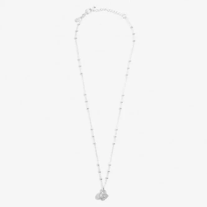Bridal A Little Beautiful Bride Silver Plated 46cm   5cm Necklace 7030 Joma Jewellery