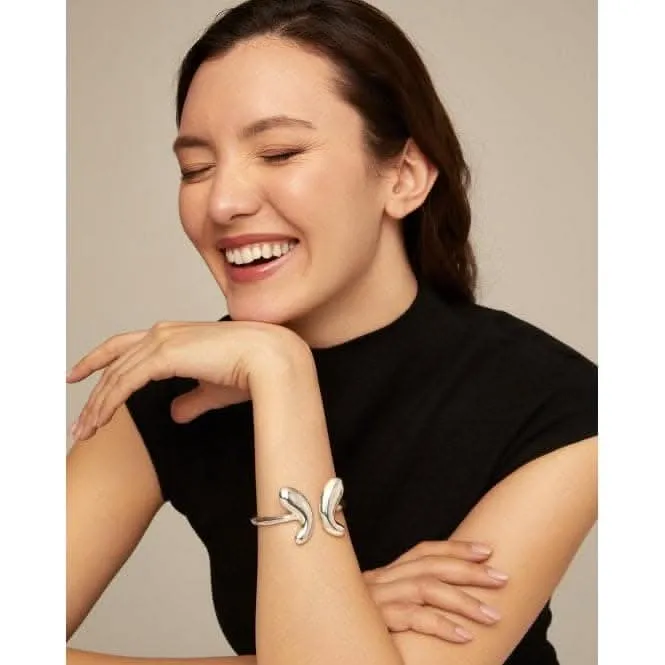 Butterfly Wings Medium Bangle PUL2387MTL0000M Unode50 Jewelry And Accessories