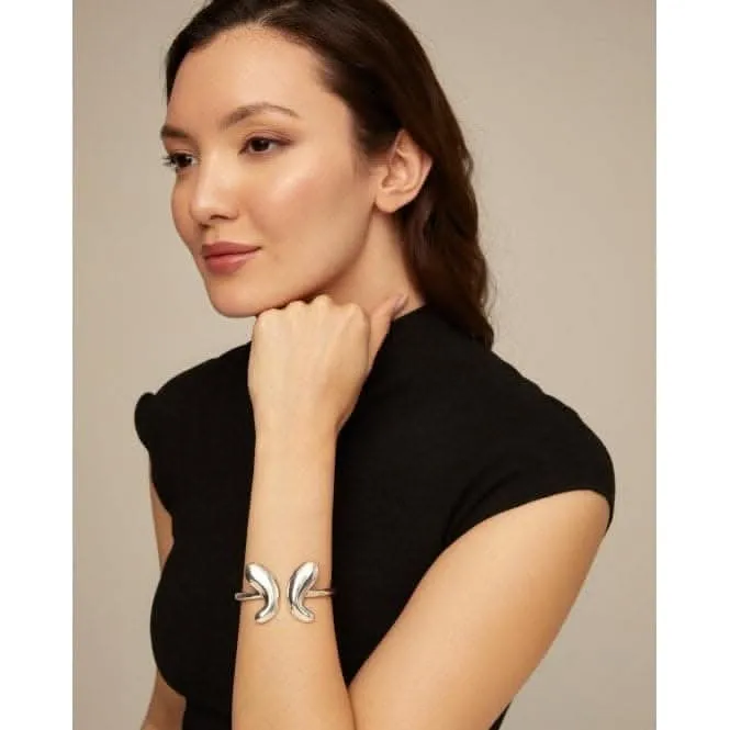 Butterfly Wings Medium Bangle PUL2387MTL0000M Unode50 Jewelry And Accessories