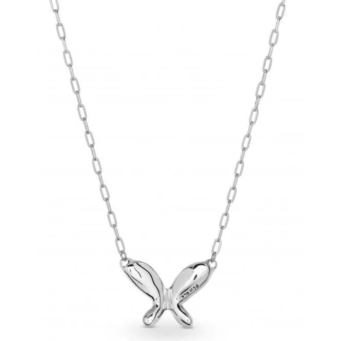 Butterfly Wings Necklace COL1860MTL0000U Unode50 Jewelry And Accessories