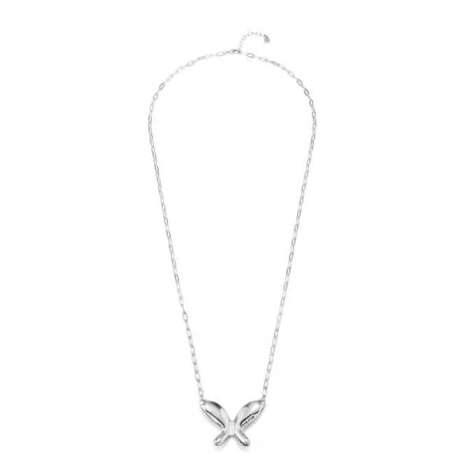 Butterfly Wings Necklace COL1860MTL0000U Unode50 Jewelry And Accessories