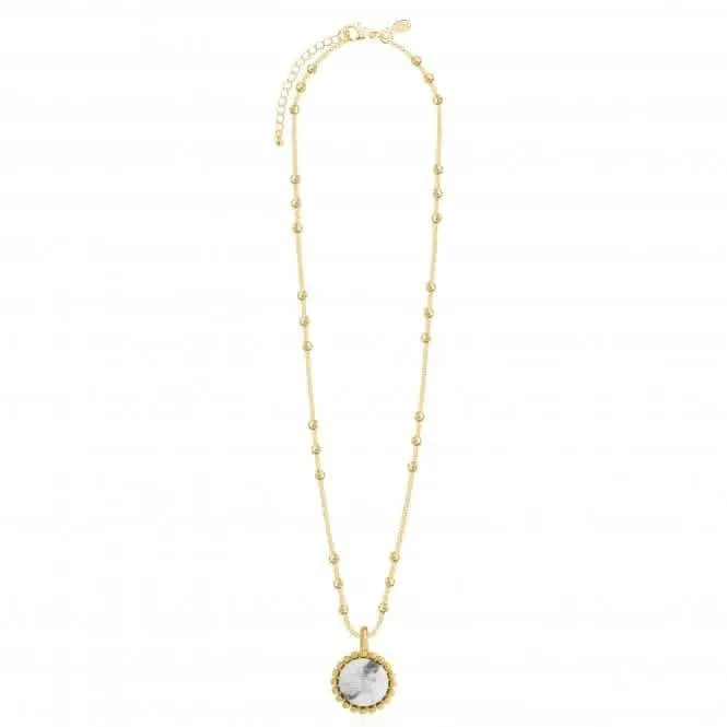 Capri Howlite Gold 46cm   5cm Extender Necklace 4486 Joma Jewellery